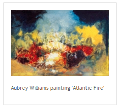 Aubrey Williams painting 'Atlantic Fire'
